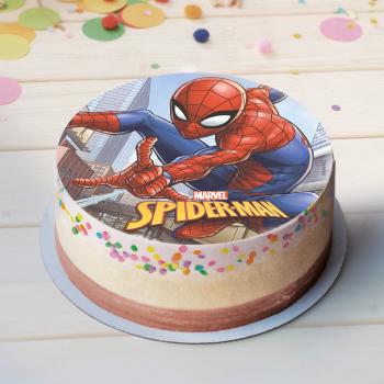 Essbarer Tortenaufleger "SPIDER-MAN" 20 cm